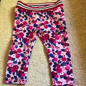Janie and Jack pants 12-18M floral pattern